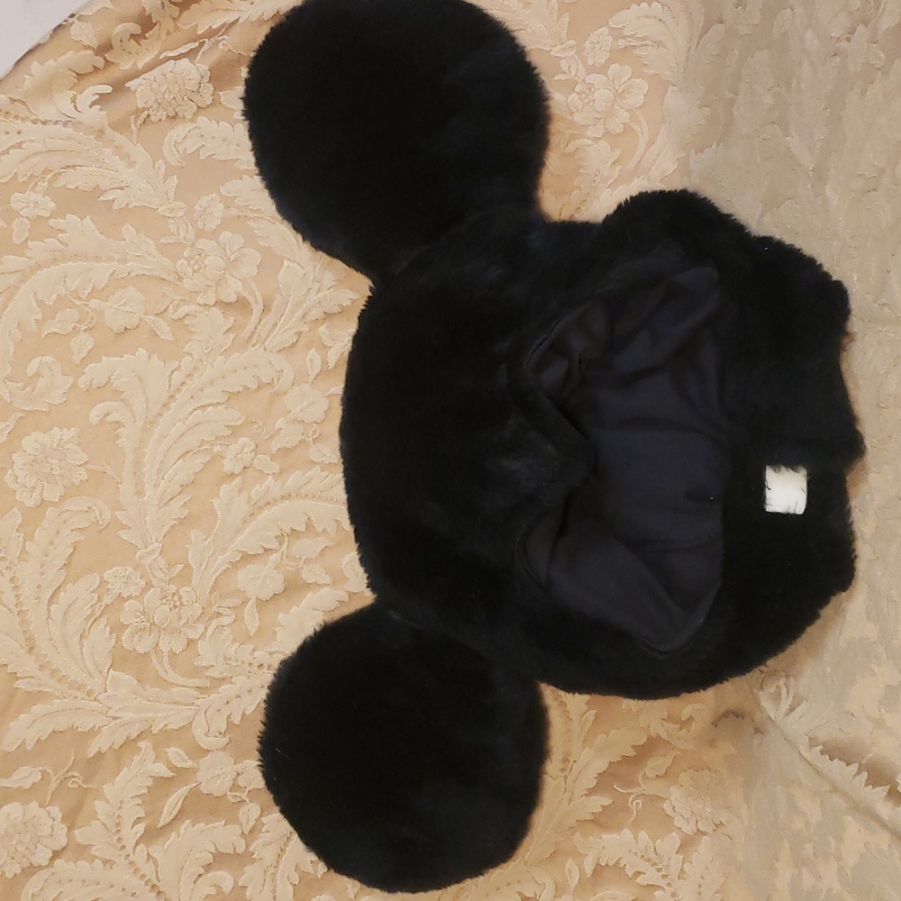 Handmade Halloween Childs Mickey Style Soft Comfortable Costume Mouse Head .